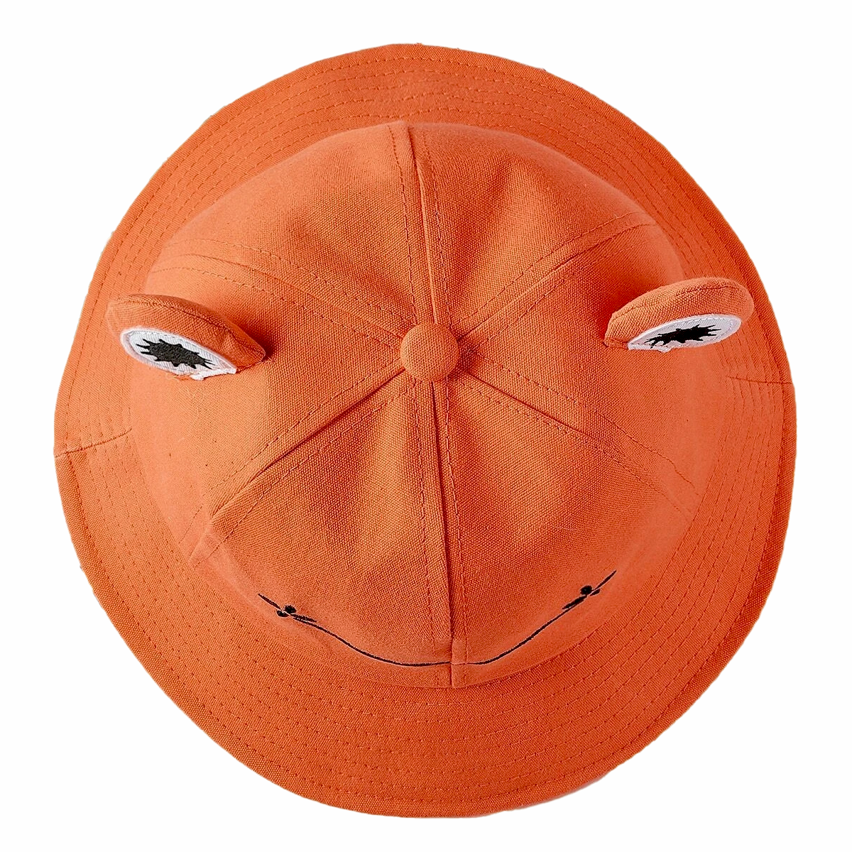 Kikker bucket hat katoen - oranje