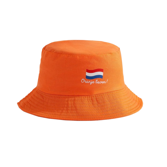 Oranje bucket hat - Hup Holland