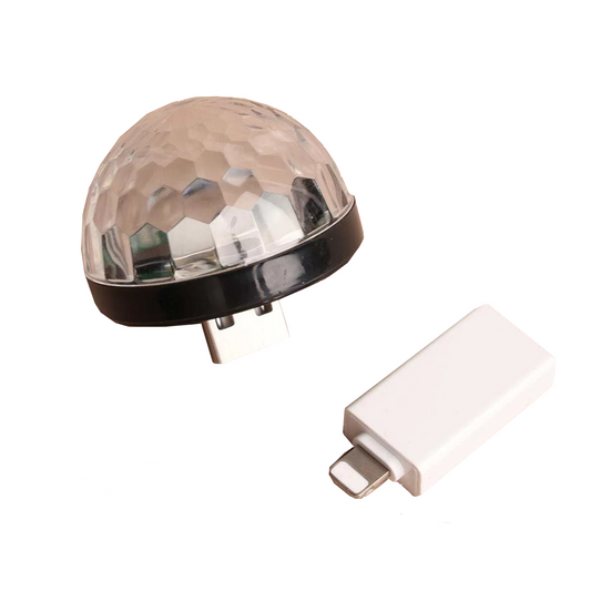 Draagbare USB led discolamp voor mobiel - Iphone