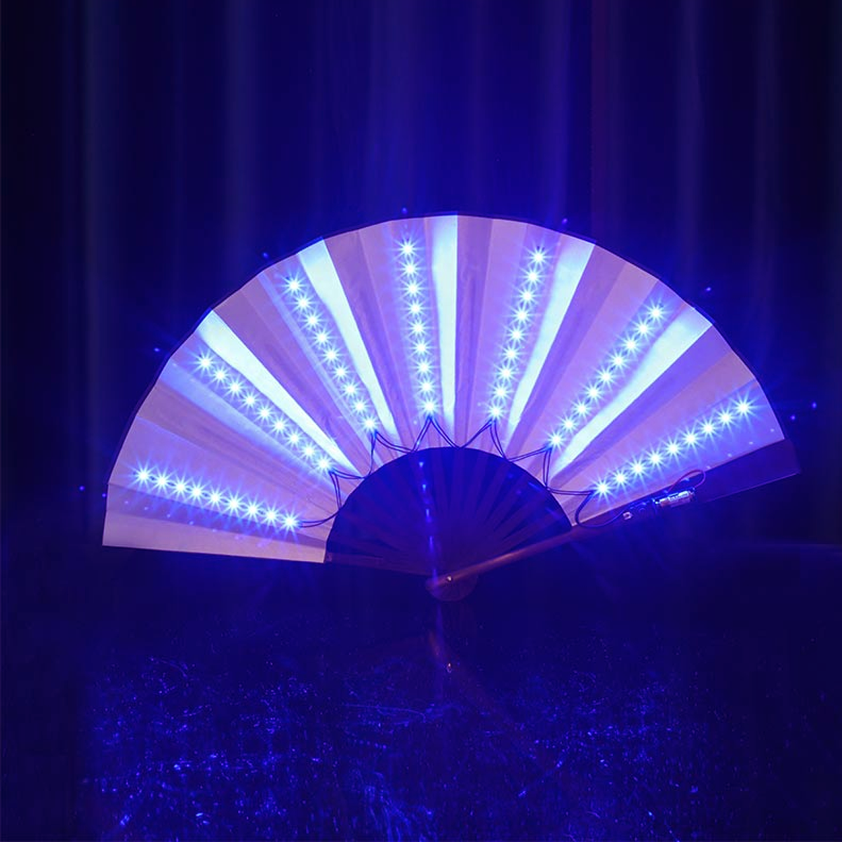 XXL LED waaier - blauw
