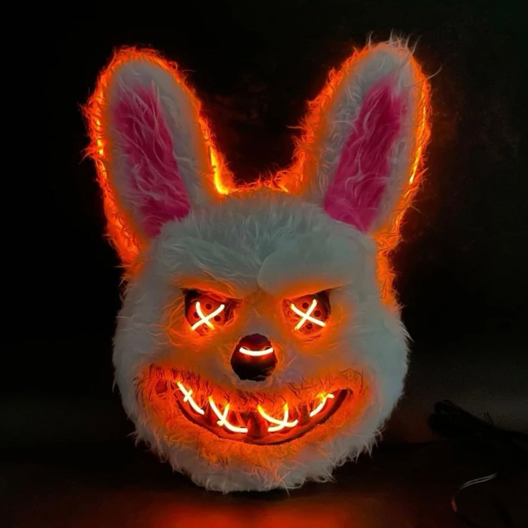 Masker met licht - Halloween konijn