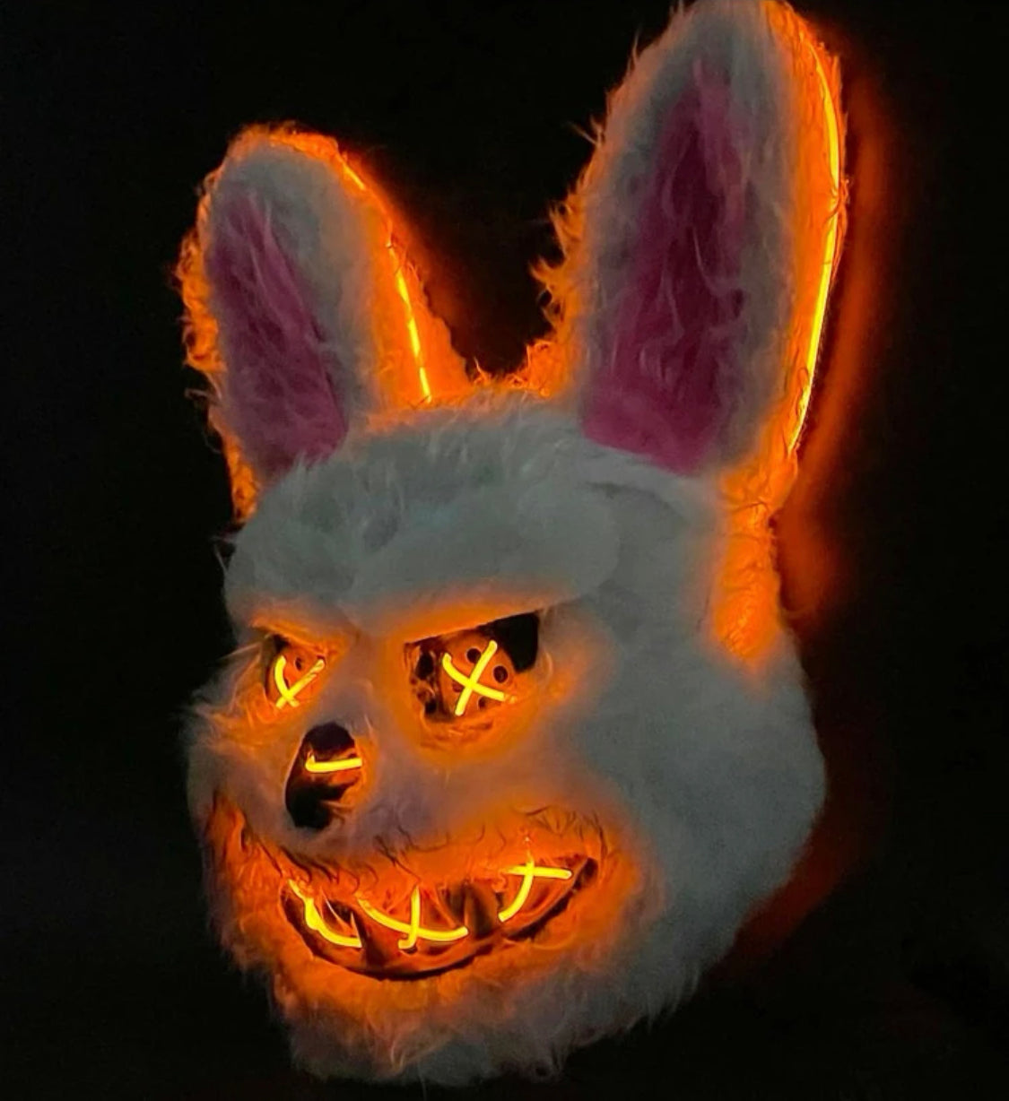 Masker met licht - Halloween konijn