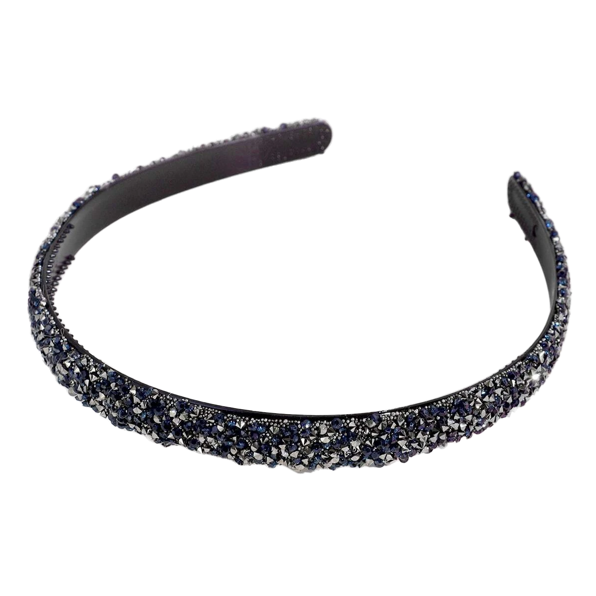 Glitter haarband - donkerblauw