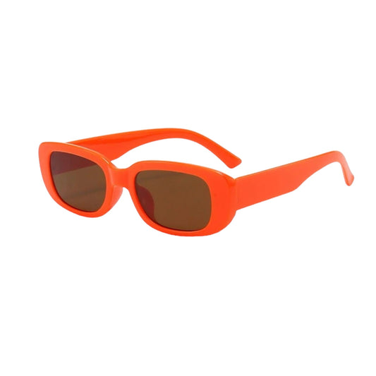 Festival zonnebril breed montuur - oranje