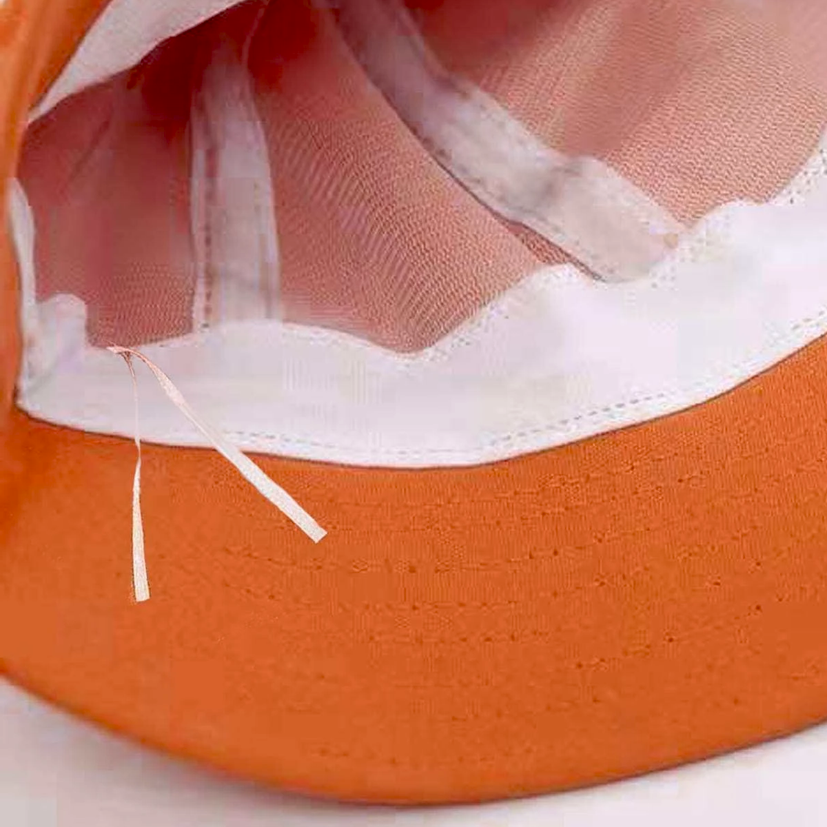 Kikker bucket hat katoen - oranje
