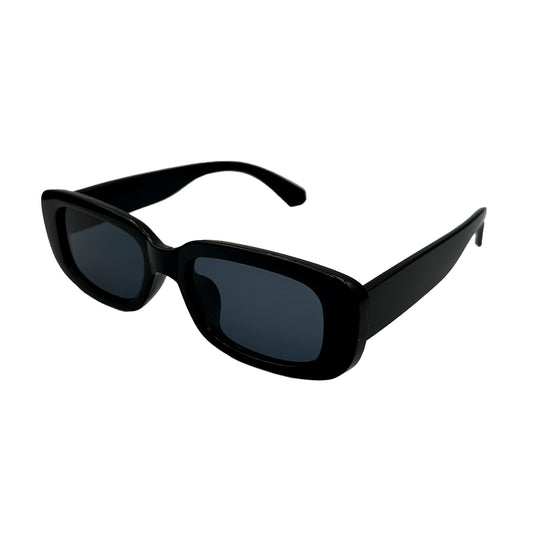 Festival zonnebril breed montuur - zwart