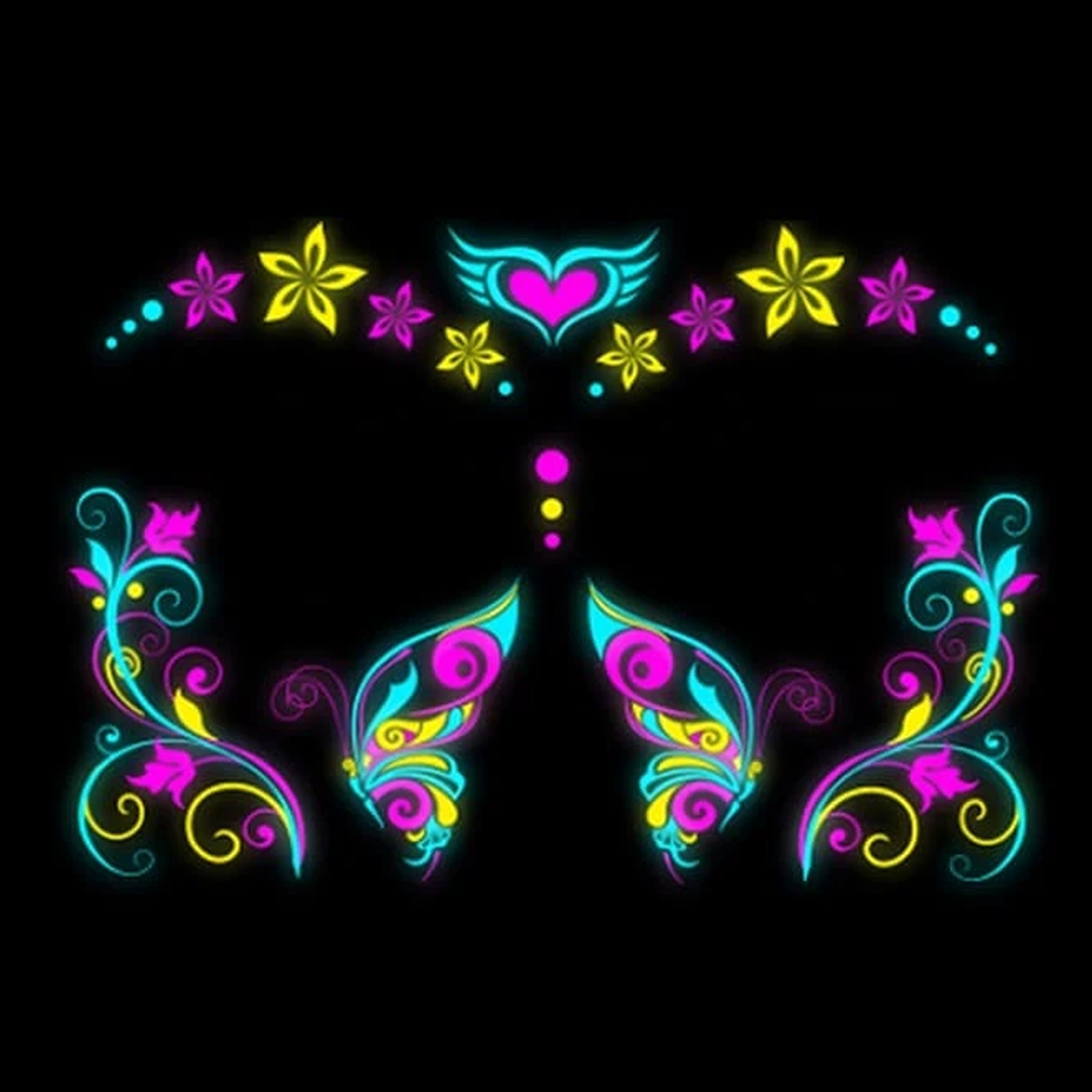 Glow in the dark tatoo 2