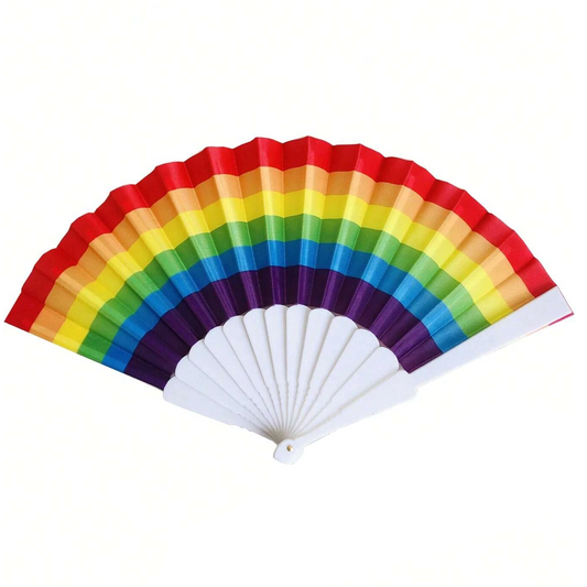 Festival waaier - regenboog