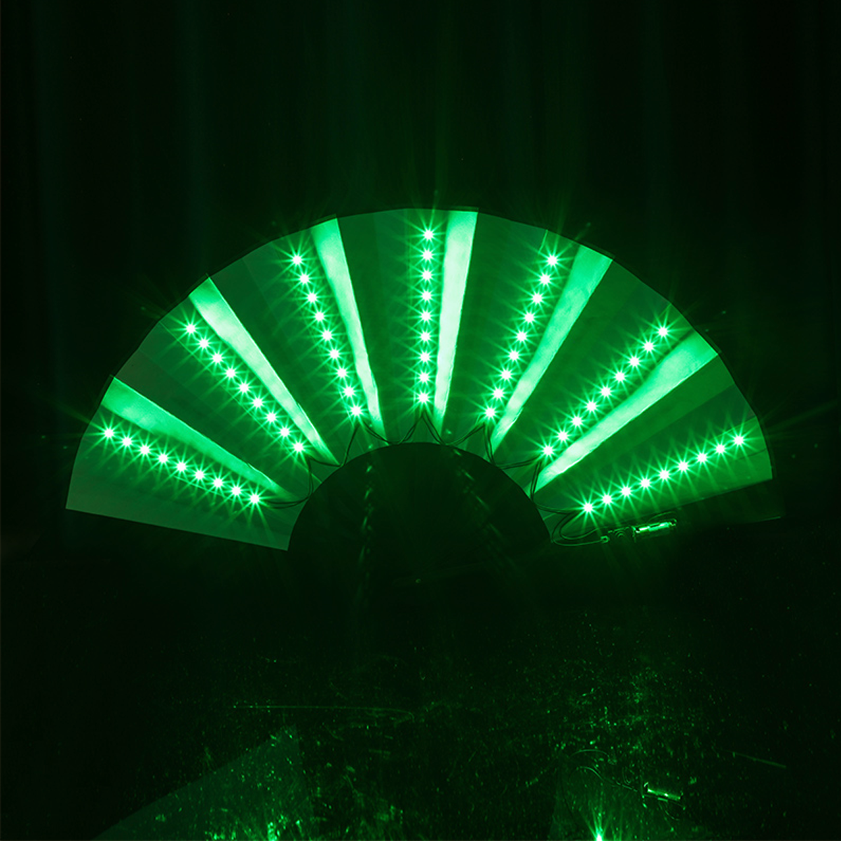 XXL LED waaier - groen