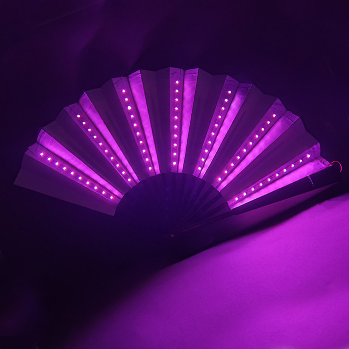 XXL LED waaier - paars