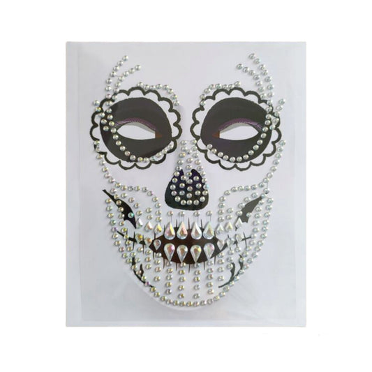 Face jewels - Halloween - Zilver
